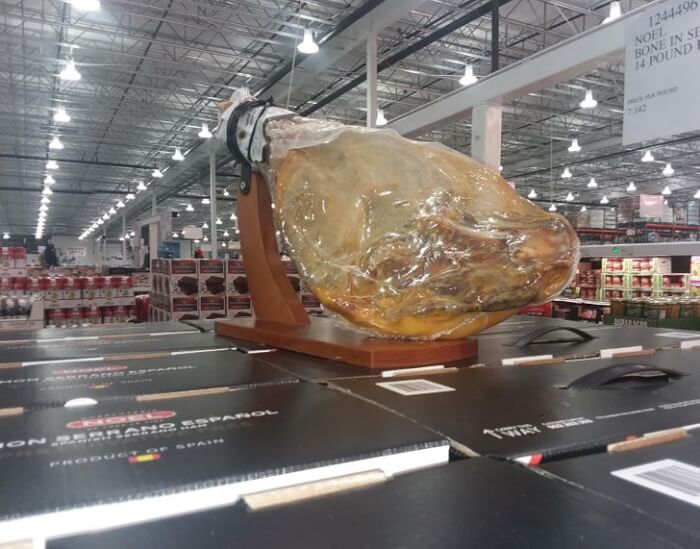 it looks like it’s a massive ham