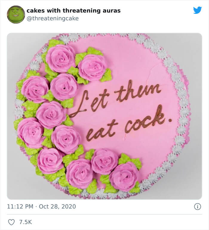 Cursed Cakes From "Cakes With Threatening Auras"