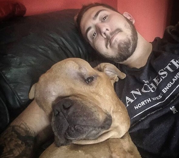 Man Adopts Dog With Tumor
