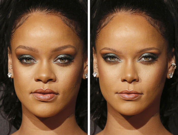 Admire The Golden Ratio Face Celebrities, Rihanna