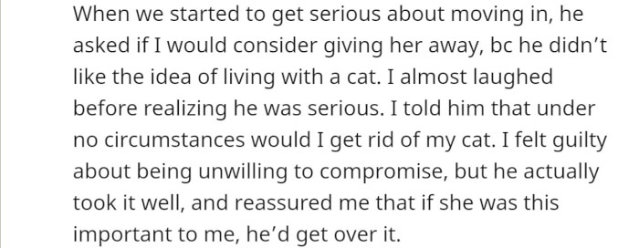 Woman Hears BF Talk Maliciously To Her Cat