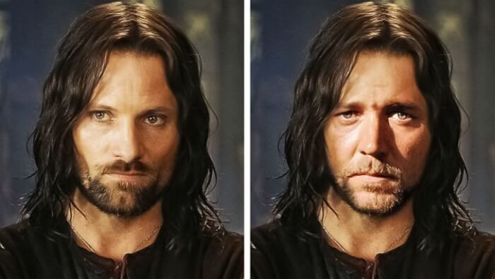 Actors Who Turned Down Movie Roles, Aragorn — Russell Crowe