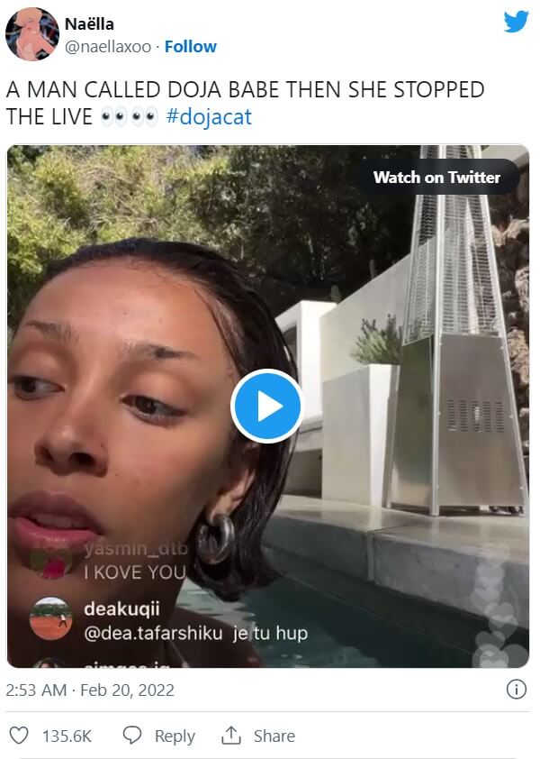  Instagram Live Streams, Doja Cat