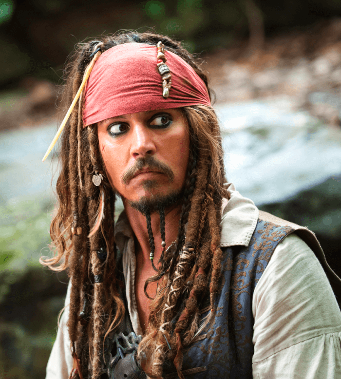 De-Aged On Screen, Johnny Depp (Pirates of the Caribbean: Dead Men Tell No Tales)