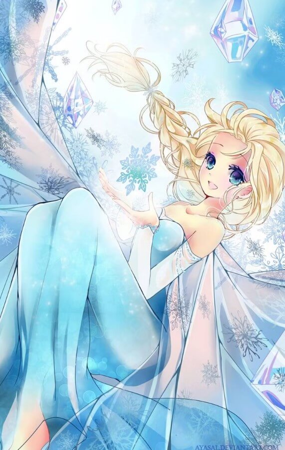 Disney Princesses, Anime Characters, Elsa
