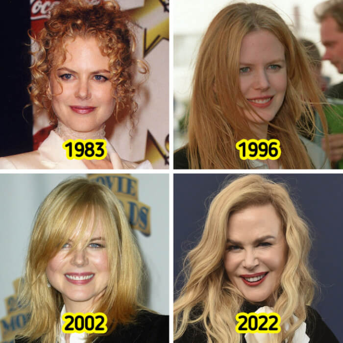 Hairstyles Evolution, Nicole Kidman