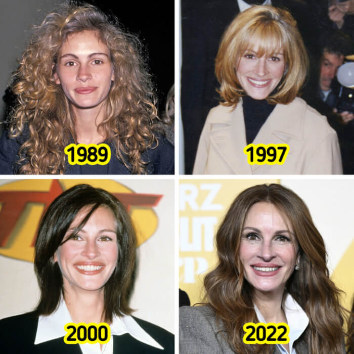 Hairstyles Evolution, Julia Roberts