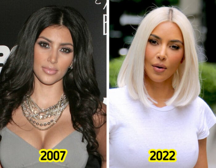 Hairstyles Evolution, Kim Kardashian