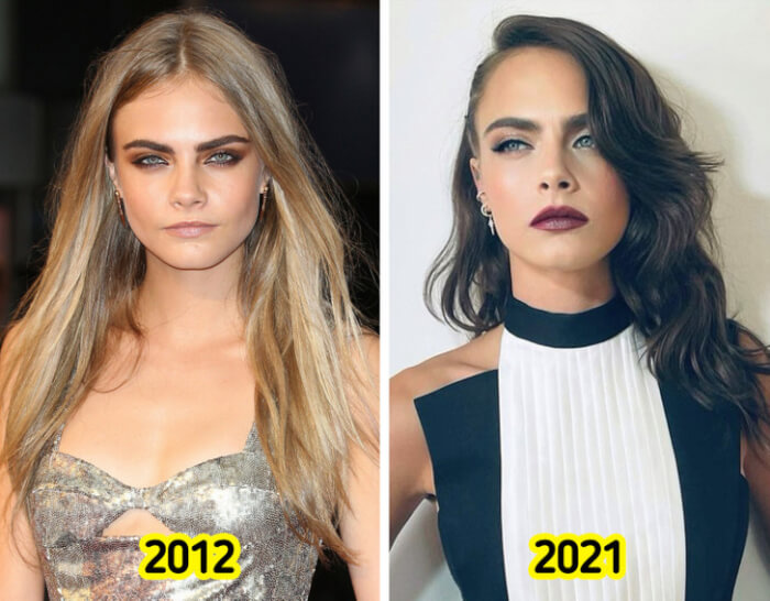 Hairstyles Evolution, Cara Delevingne