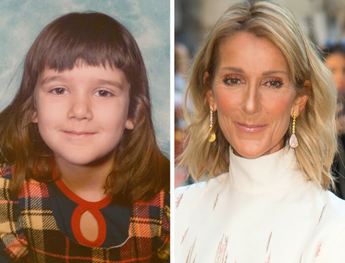 adorable childhood photos of celebrities, Céline Dion