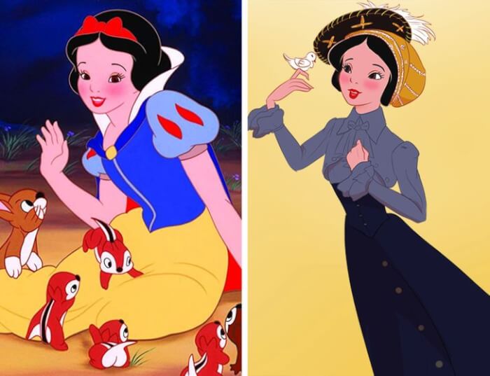 Accurate drawings of Disney princesses, Snow White