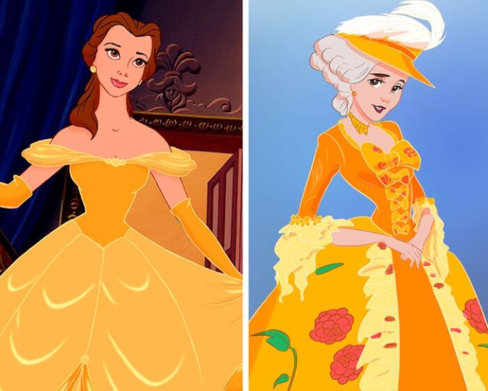 Accurate drawings of Disney princesses