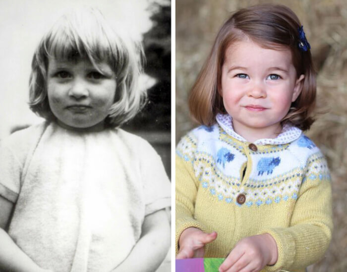 Pictures Of Royals, Princess Diana and Princess Charlotte, photos of royalty and relatives like them