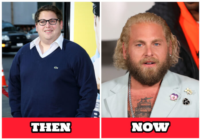 Celebrities are unrecognizable when they change their styles, Jonah Hill