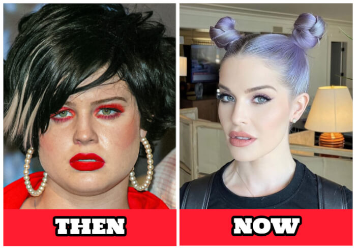 Celebrities are unrecognizable when they change their styles, Kelly Osbourne