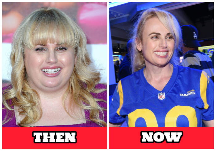 Celebrities are unrecognizable when they change their styles, Rebel Wilson