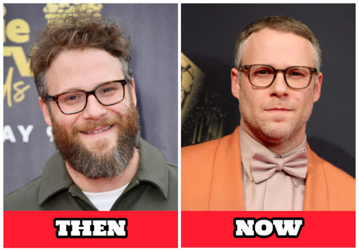 Celebrities are unrecognizable when they change their styles, Seth Rogan