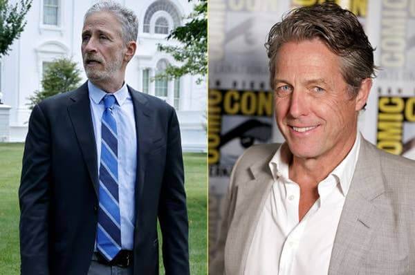 Pairs Of Celebs That Feud At First Sight, Jon Stewart - Hugh Grant