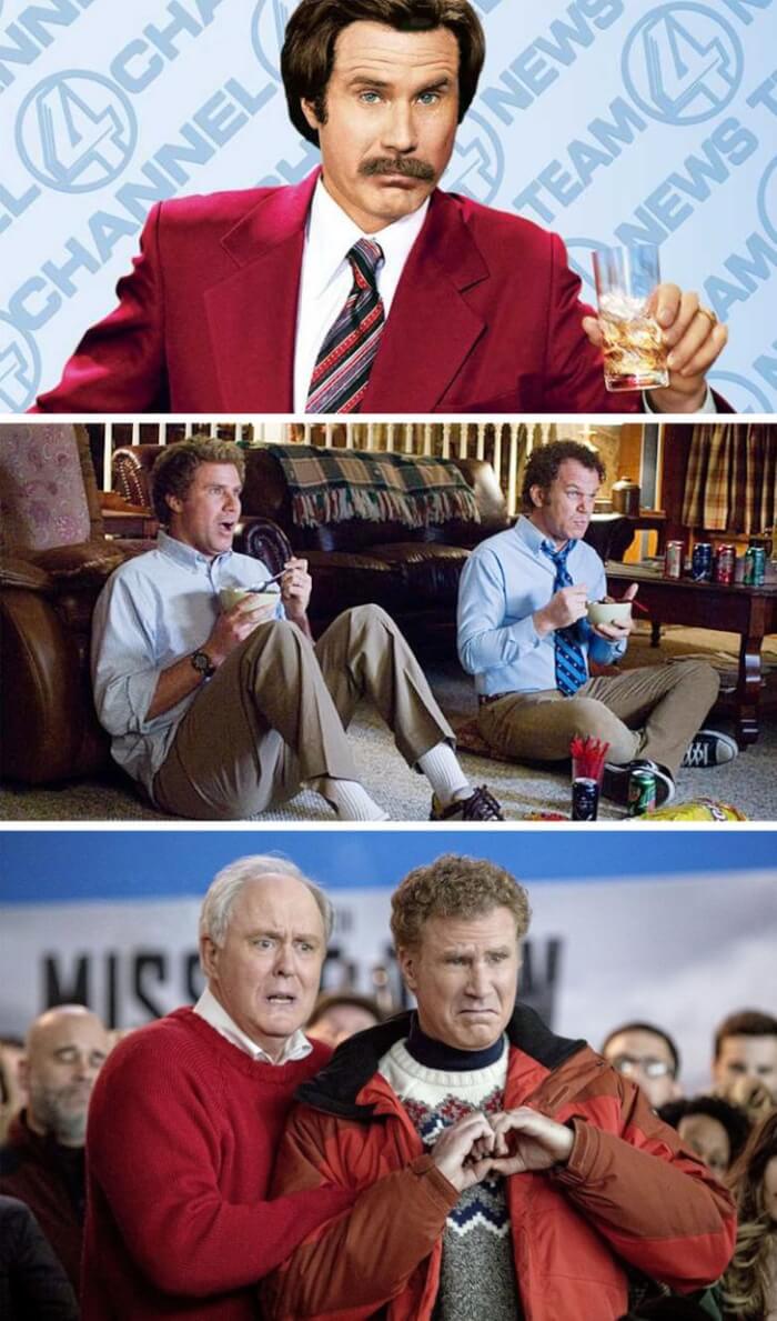 Same Roles In Every Movie, Will Ferrell  actors who play the same role in every movie, actors that play the same role in every movie