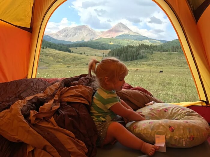 Taking my daughter camping is a great thing of being a dad