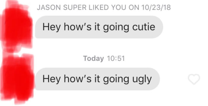 Cringey Online Dating Texts