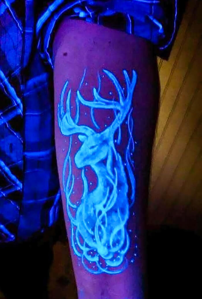 Unique Tattoos That Help You Express Your Personality, UV Patronus tattoo