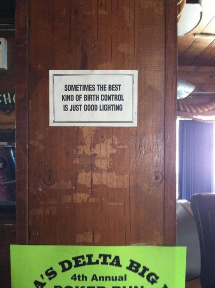 hilarious bar signs