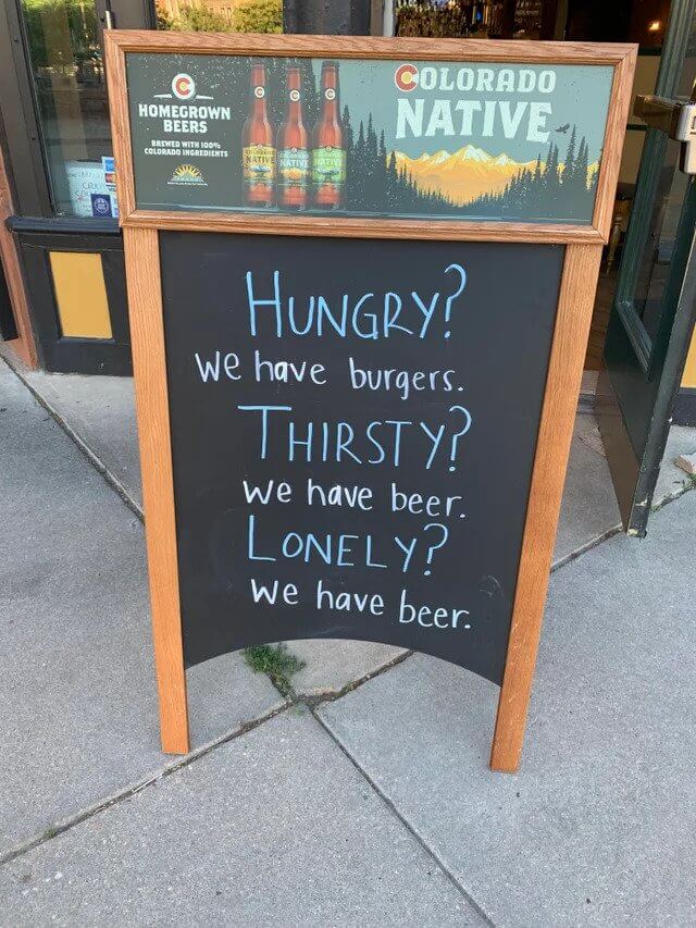 hilarious bar signs