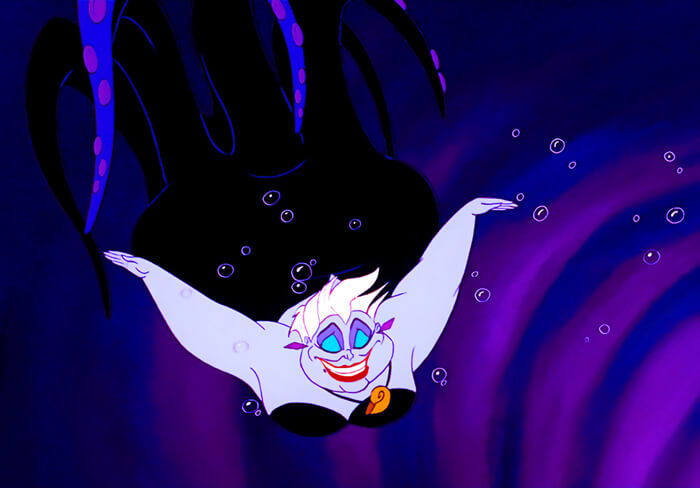 famous Disney's villains, Ursula