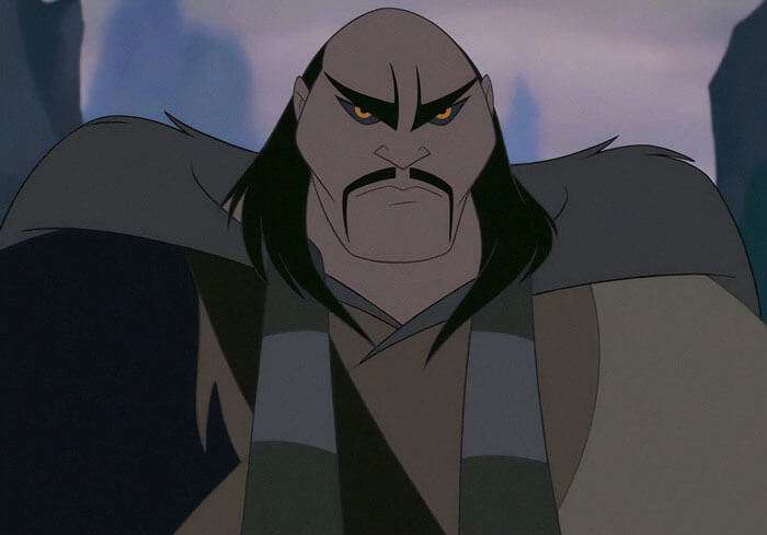 famous Disney's villains, Shan Yu (Mulan)