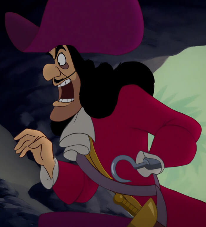 famous Disney's villains, Captain Hook