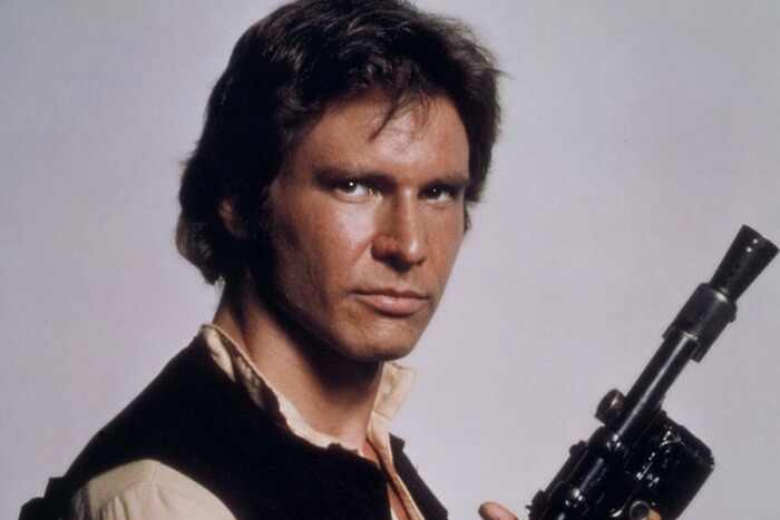 Harrison Ford in Star Wars: Episodes V and VII