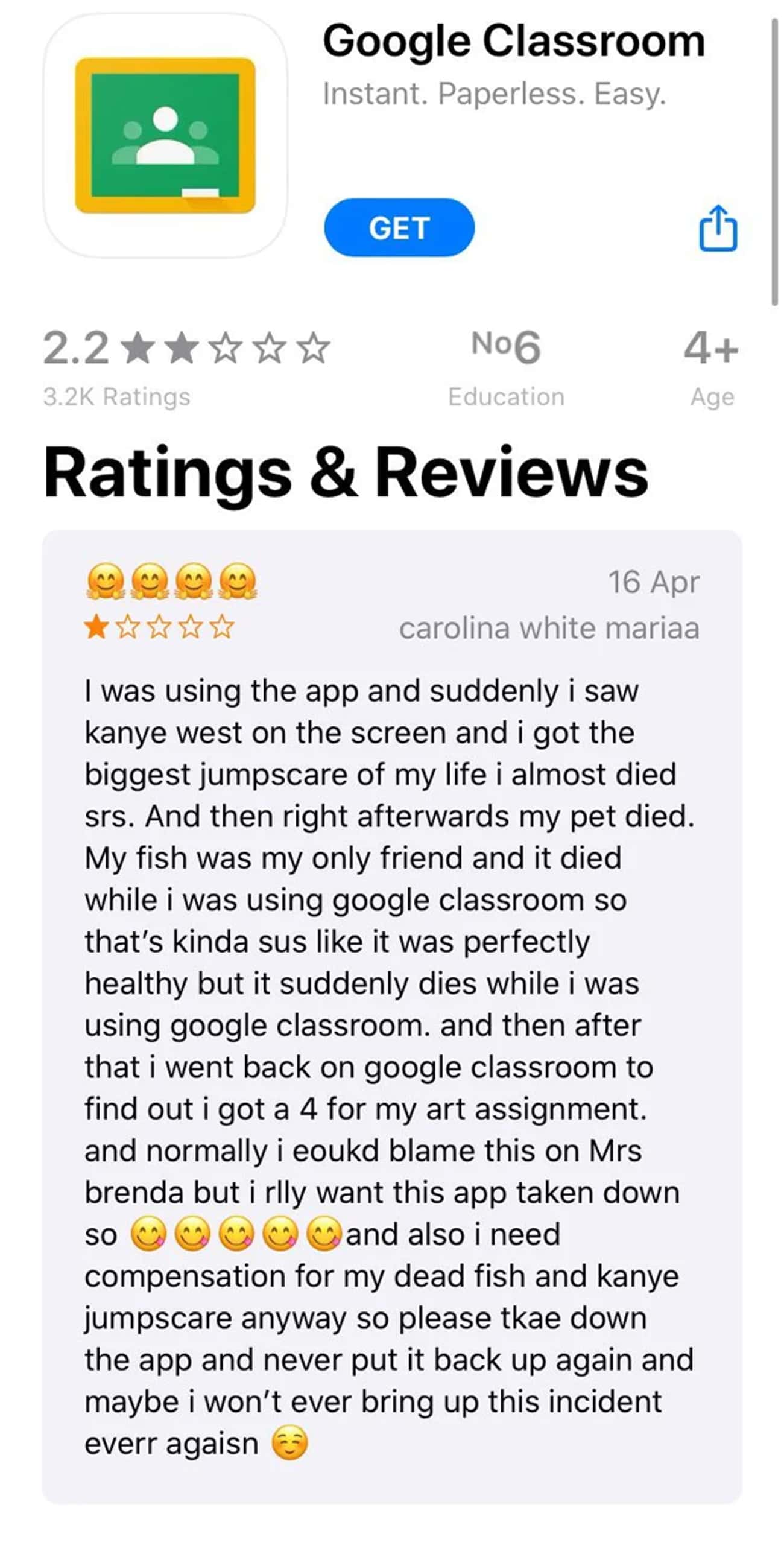 hilarious one-star reviews