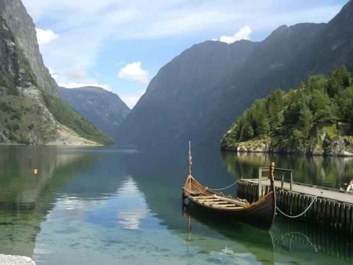 Real-Life Places Inspiring Disney Movies, Arendelle's Surroundings In 'Frozen' and Nærøyfjord, Norway