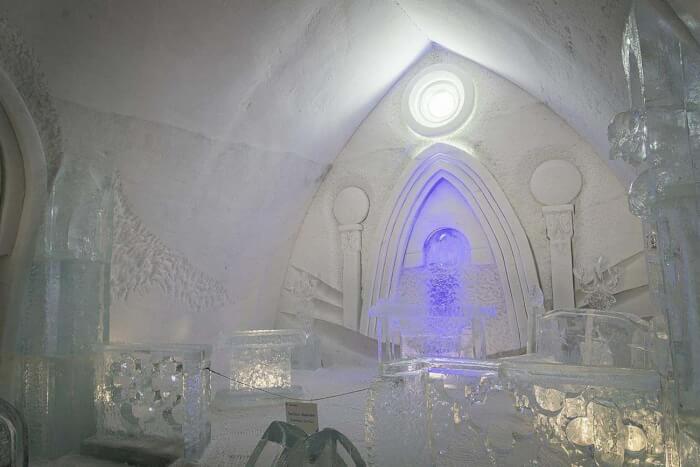 Real-Life Places Inspiring Disney Movies, Elsa's Ice Castle In 'Frozen' & The Hotel de Glace In Quebec, Canada