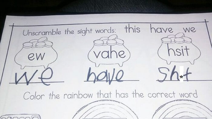 Hilarious Test Answers