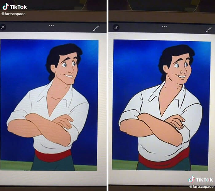 Disney Characters, Prince Eric - He looks like I could just give him a hug
