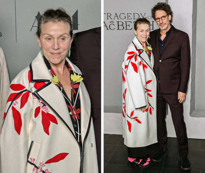 moments when celebrities wear bold outfits, Frances McDormand