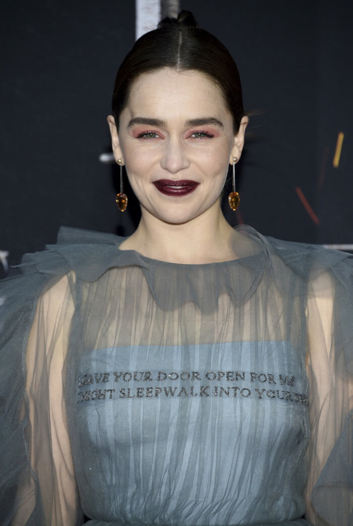 Gorgeous Outfits, Emilia Clarke, word world gown