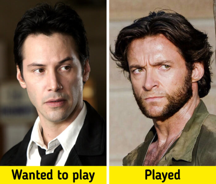 Iconic Character, Keanu Reeves, Wolverine in “X-Men”