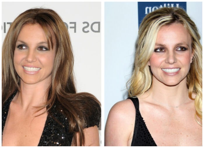 Britney spears natural hair color