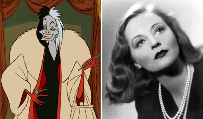 Beloved Disney Characters, Cruella de Vil – Tallulah Bankhead