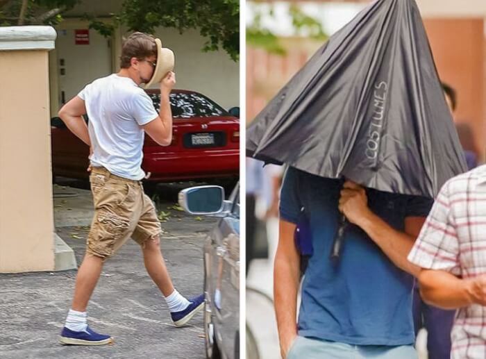 Celebrities Using Their Skills To Hide From Paparazzi, celebrity hiding from paparazzi