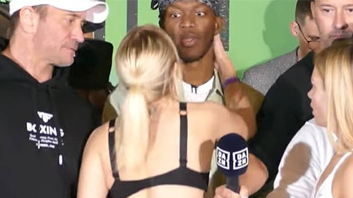 girl Who Tried To Kiss KSI 