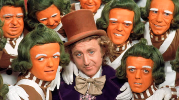 Famous Movie Lines, Willy Wonka And The Chocolate Factory, famous movie lines that weren't in the script,