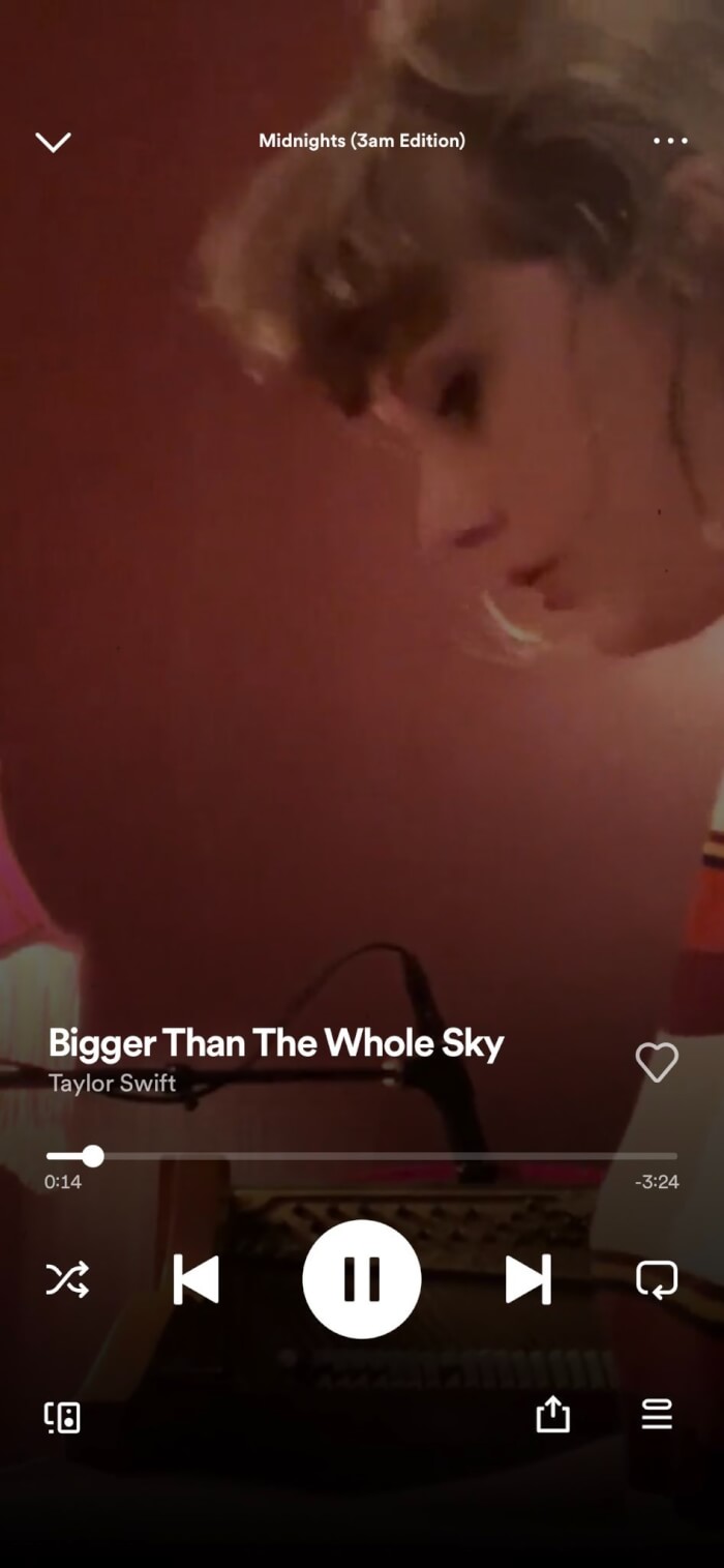 Bigger Than The Whole Sky Lyrics Meaning