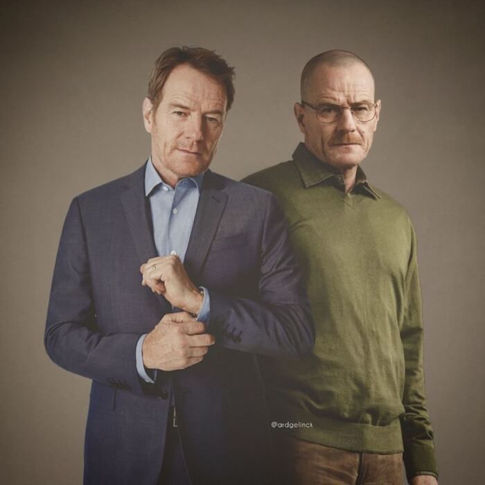Photos Of Hollywood Actors, Brian Cranston And Walter White