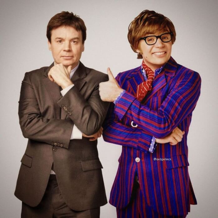 Photos Of Hollywood Actors, Mike Myers And Austin Powers