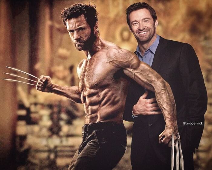 Photos Of Hollywood Actors, Hugh Jackman And Wolverine