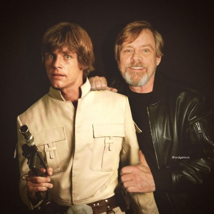 Photos Of Hollywood Actors, Mark Hamill And Luke Skywalker